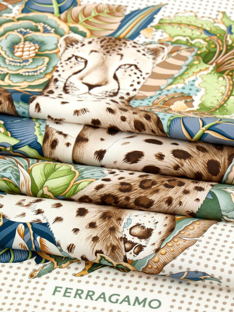 Ferragamo Green Scarf