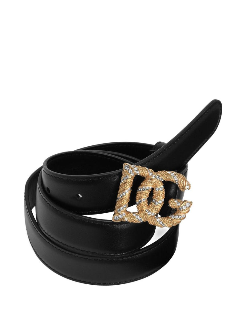Dolce & Gabbana Black Belts