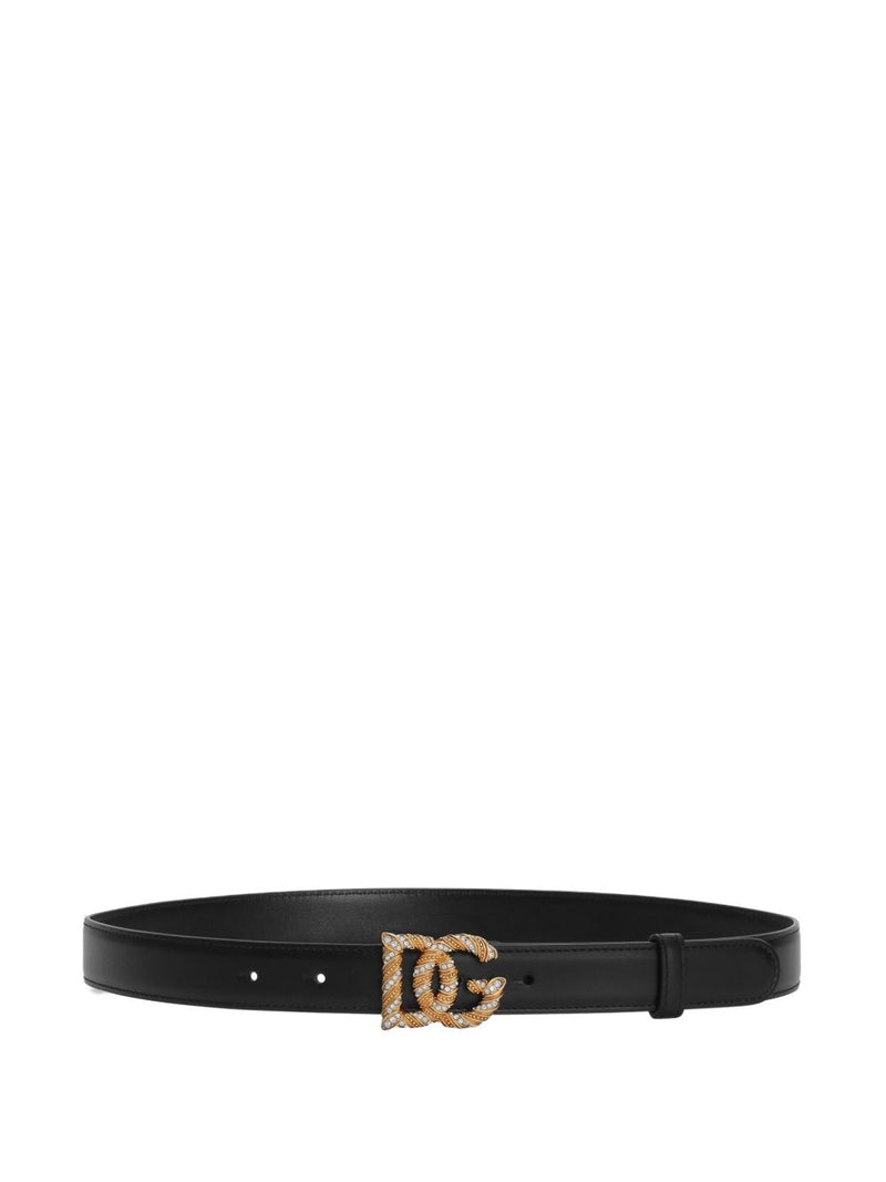 Dolce & Gabbana Black Belts