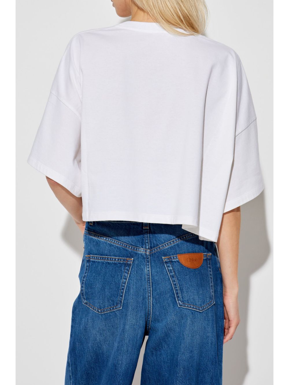 Chloé White Polo T-shirt