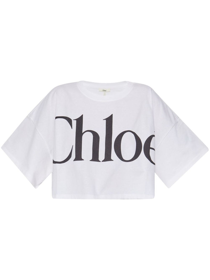Chloé White Polo T-shirt