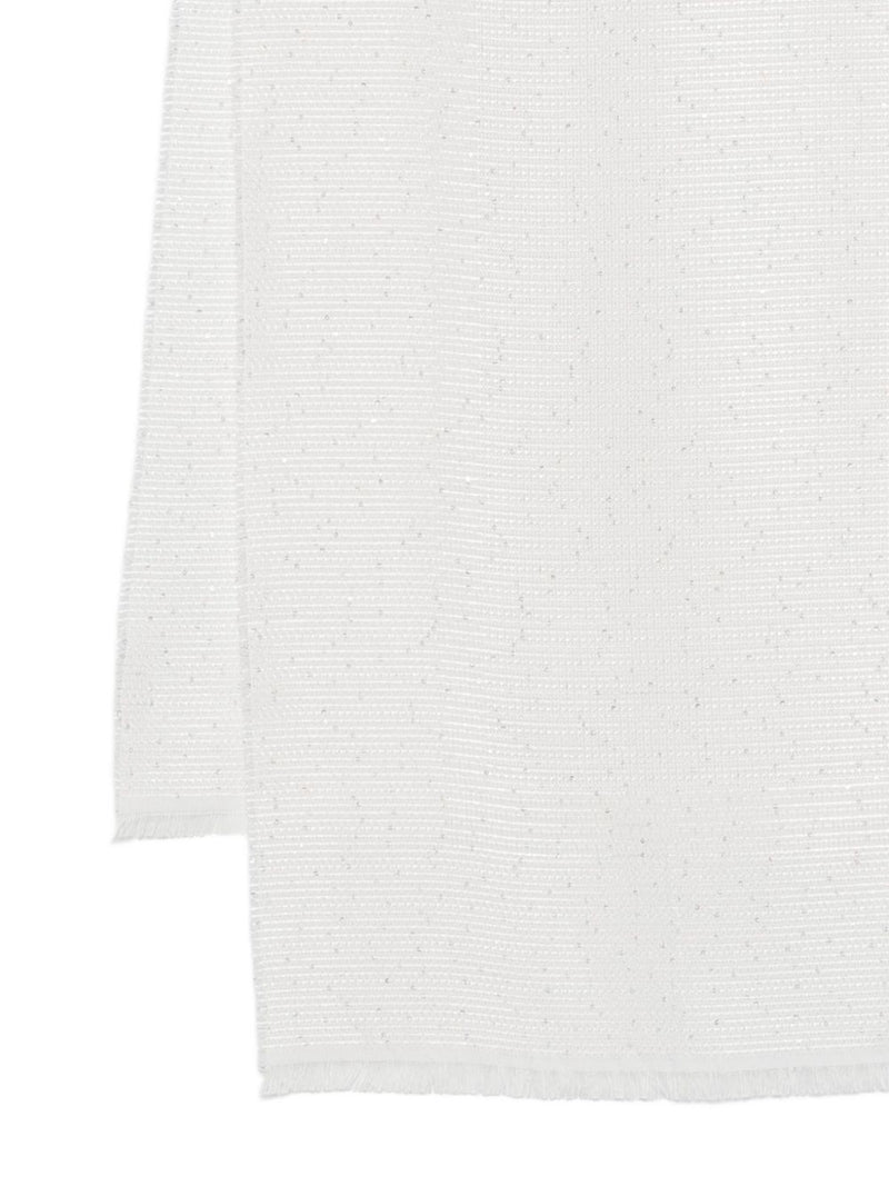 Emporio Armani White Scarf