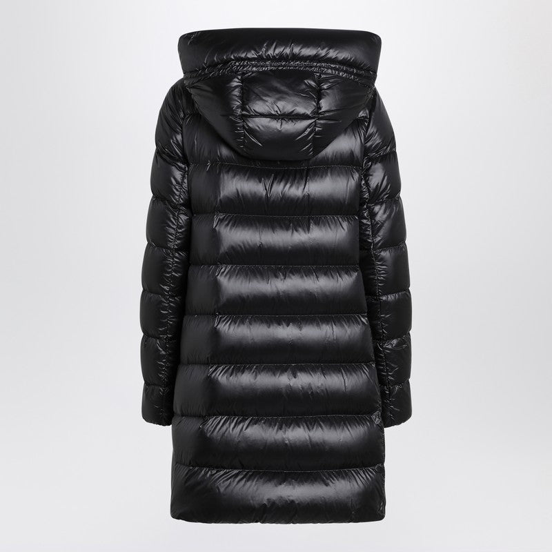 Moncler Black Suyenne Down Jacket with Hood Glam Steals