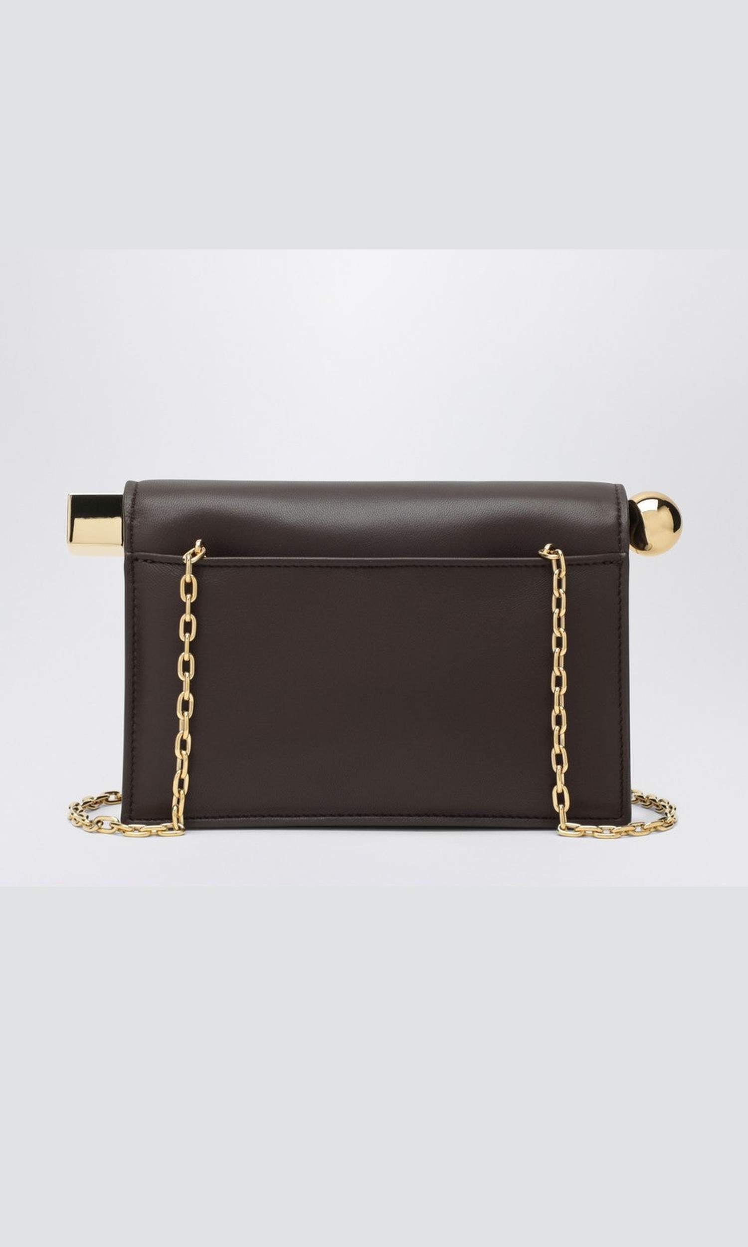 JACQUEMUS The small brown Rond Carré pouch Glam Steals