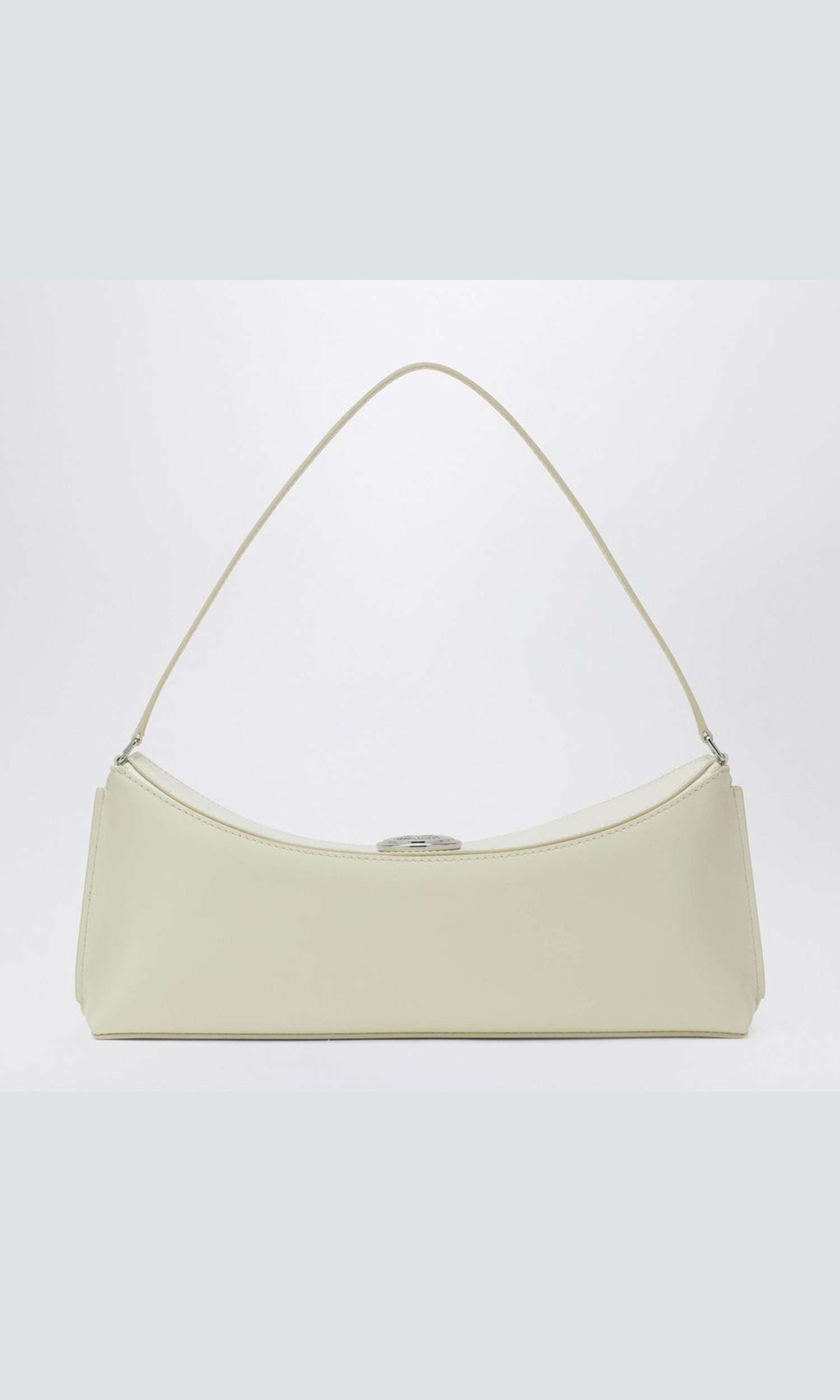 JACQUEMUS Light yellow oval pouch Glam Steals