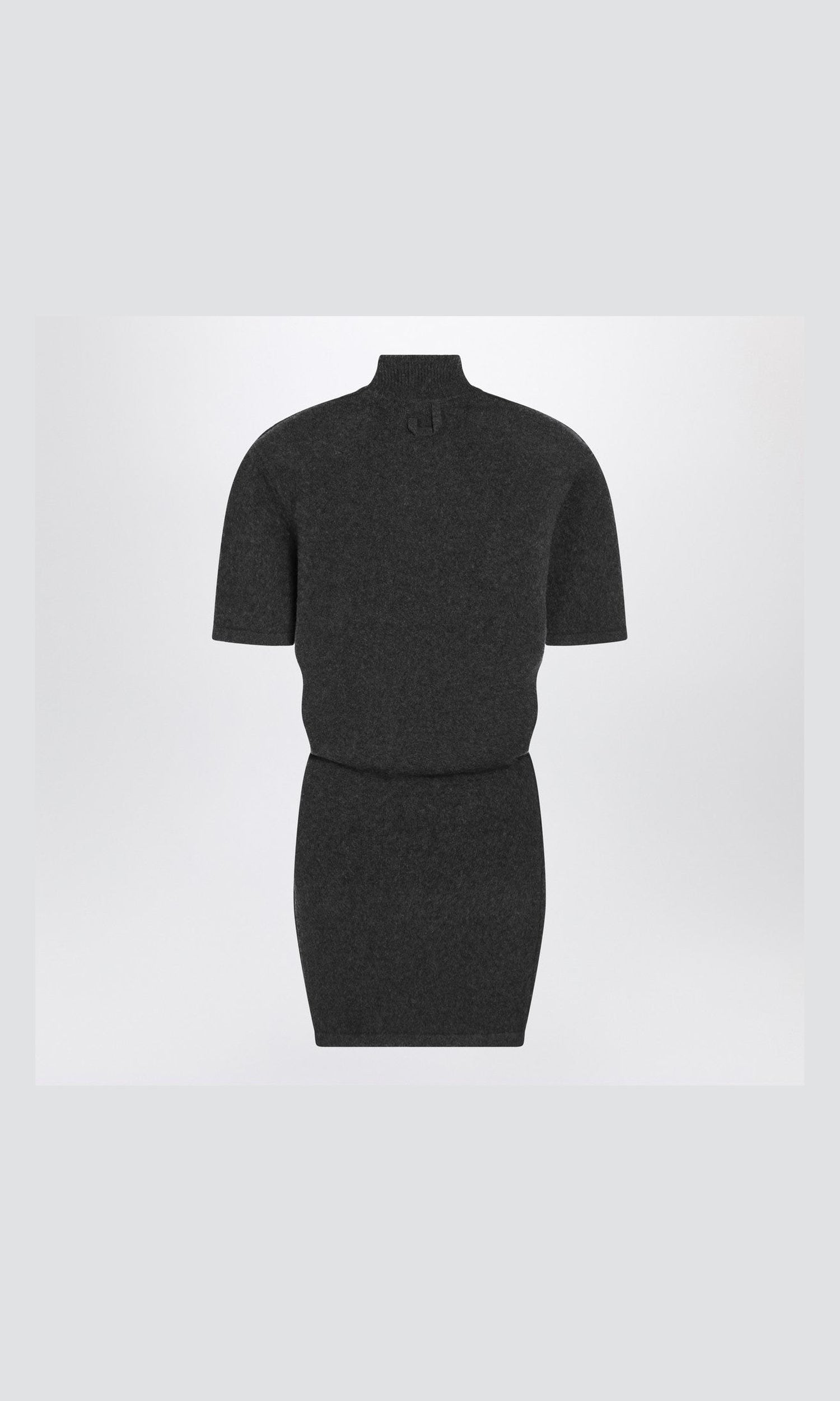 JACQUEMUS Dark grey wool and cashmere dress Glam Steals