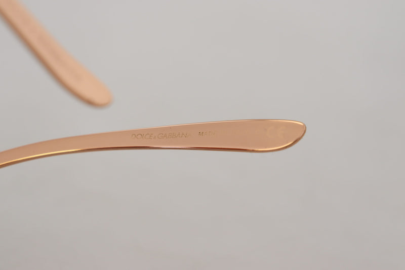 Dolce & Gabbana Pink Rose Sequin Embroidery Sunglasses Glam Steals