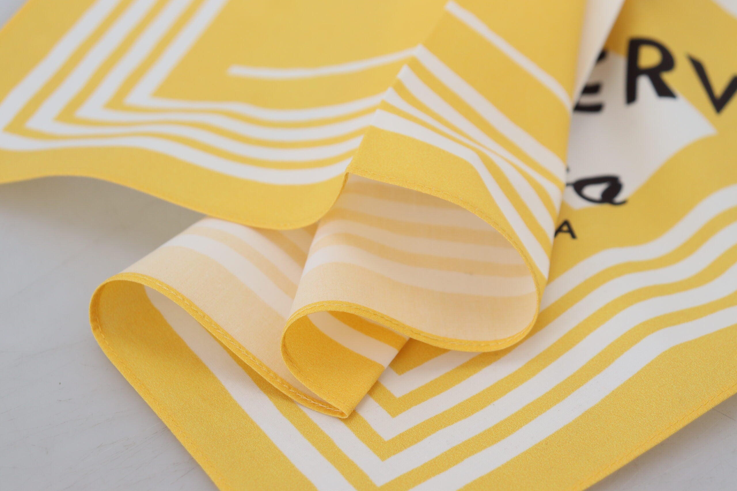 Dolce & Gabbana Elegant Cotton Square Yellow Scarf