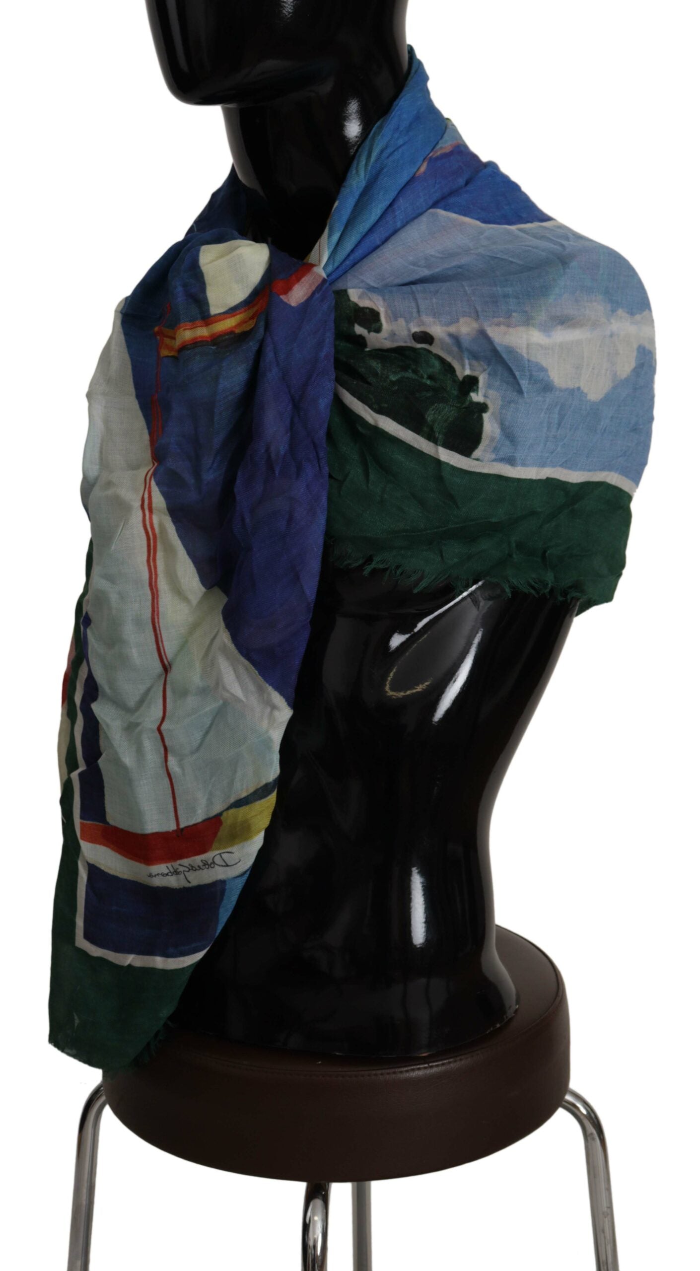 Dolce & Gabbana Elegant Silk Blend Square Multicolor Scarf