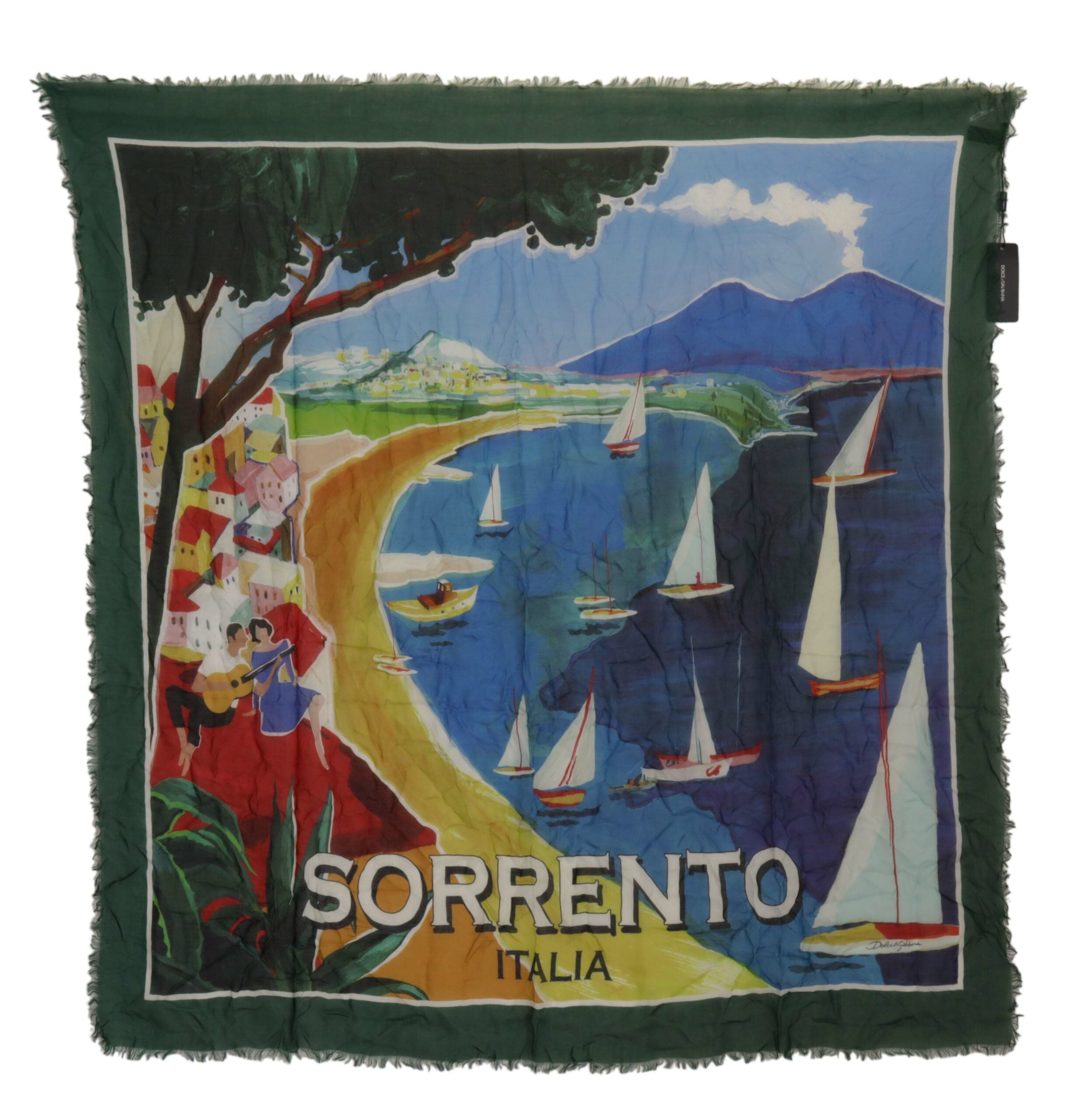 Dolce & Gabbana Elegant Silk Blend Square Multicolor Scarf