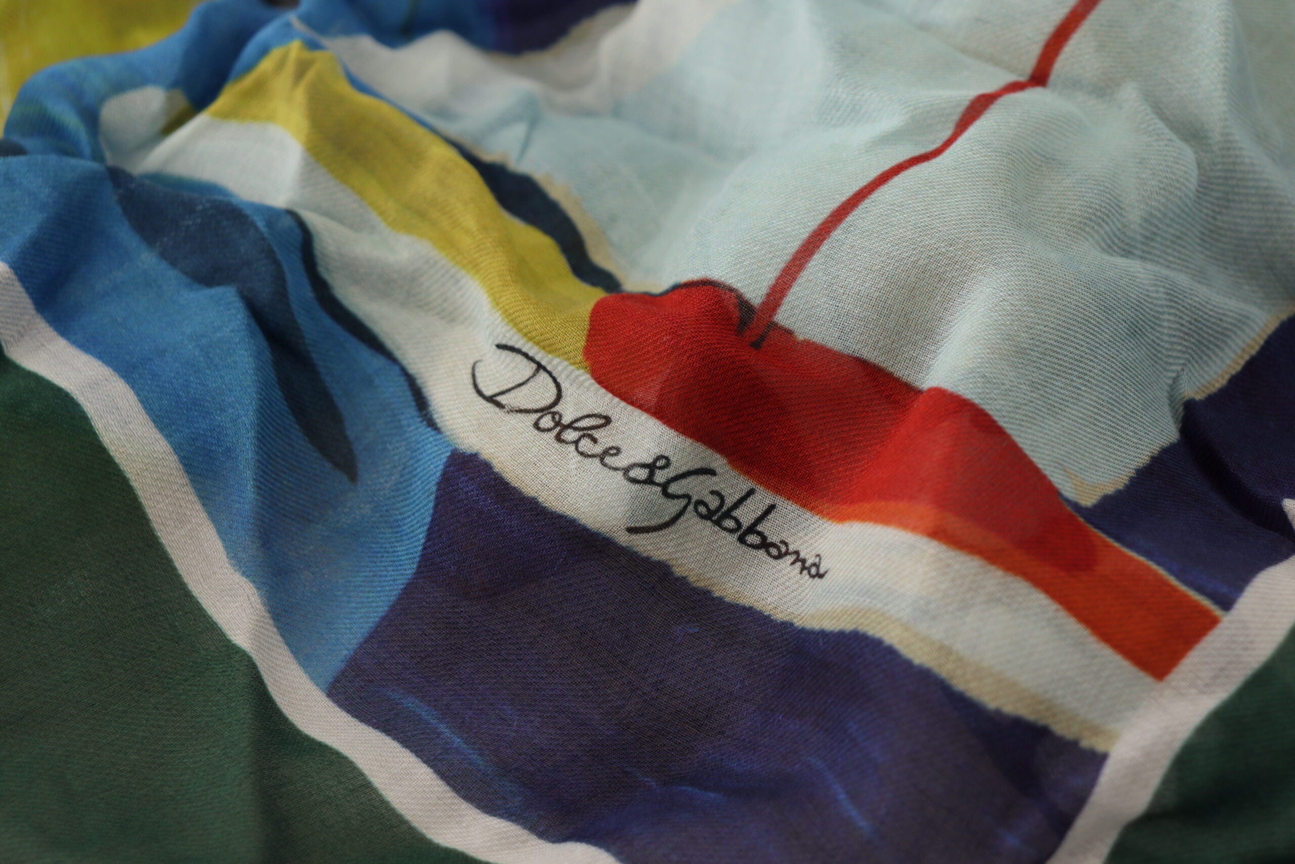 Dolce & Gabbana Elegant Silk Blend Square Multicolor Scarf