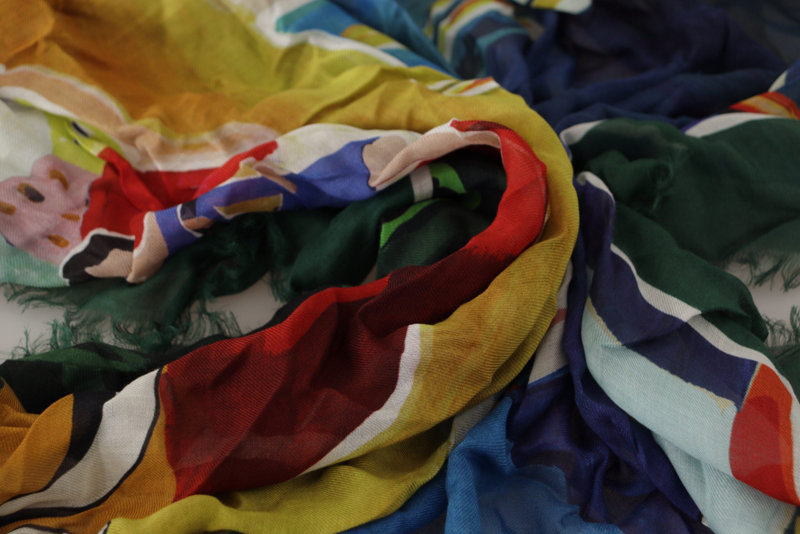 Dolce & Gabbana Elegant Silk Blend Square Multicolor Scarf