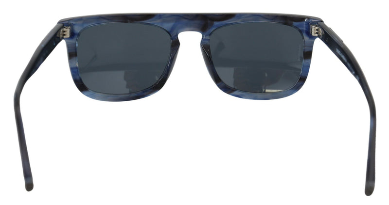 Dolce & Gabbana Blue Acetate Full Rim Frame Sunglasses Glam Steals