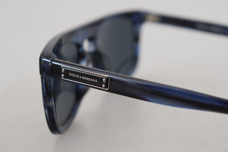 Dolce & Gabbana Blue Acetate Full Rim Frame Sunglasses Glam Steals
