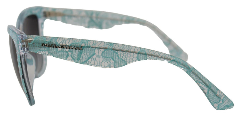 Dolce & Gabbana Blue Crystal Acetate Butterfly Sunglasses Glam Steals