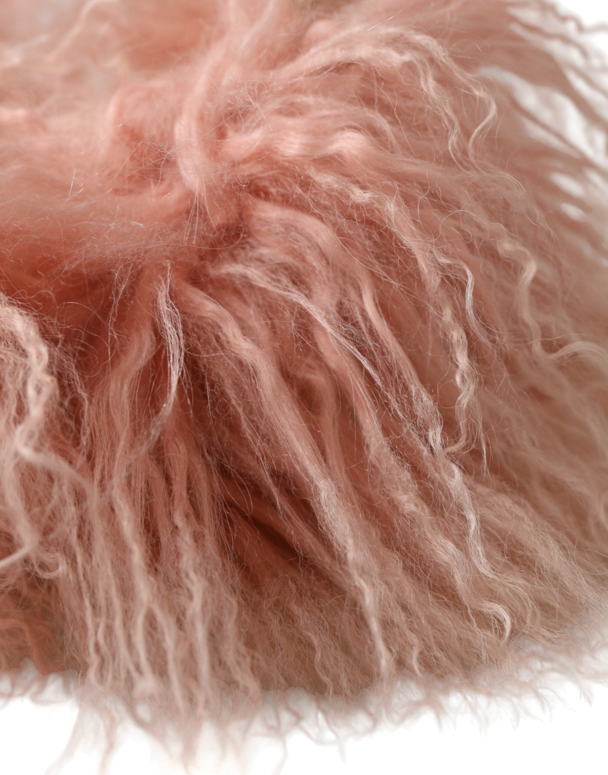 Dolce & Gabbana Elegant Fur Earmuffs - Winter Chic Pink Accessory