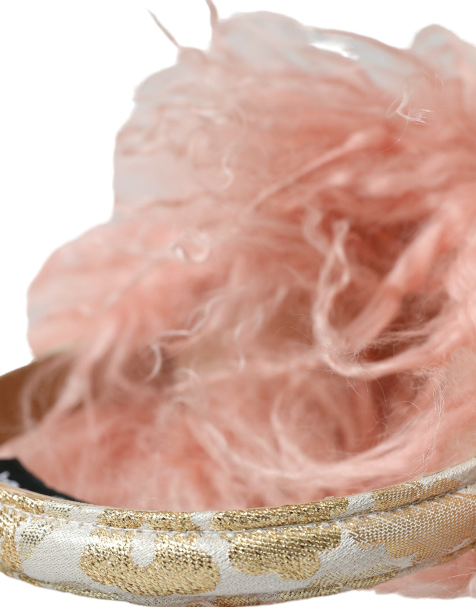 Dolce & Gabbana Elegant Fur Earmuffs - Winter Chic Pink Accessory