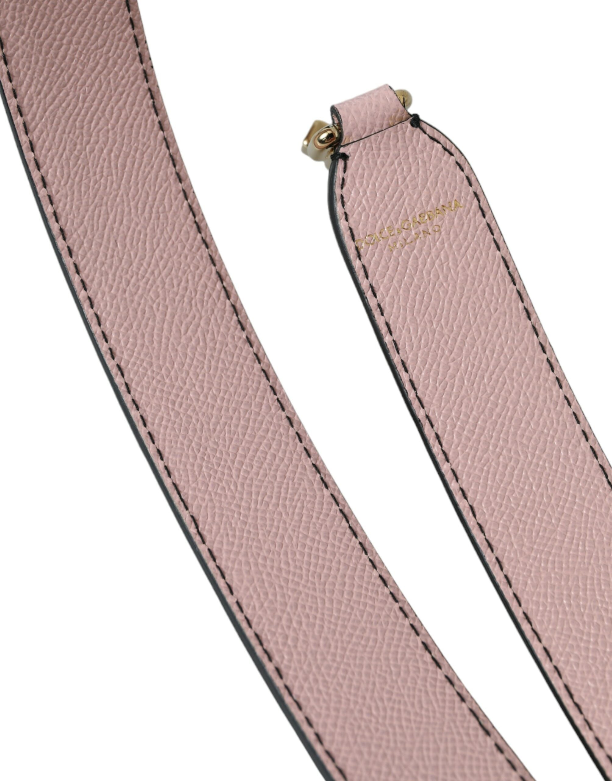 Dolce & Gabbana Leather Handbag Accessory Shoulder Pink Strap