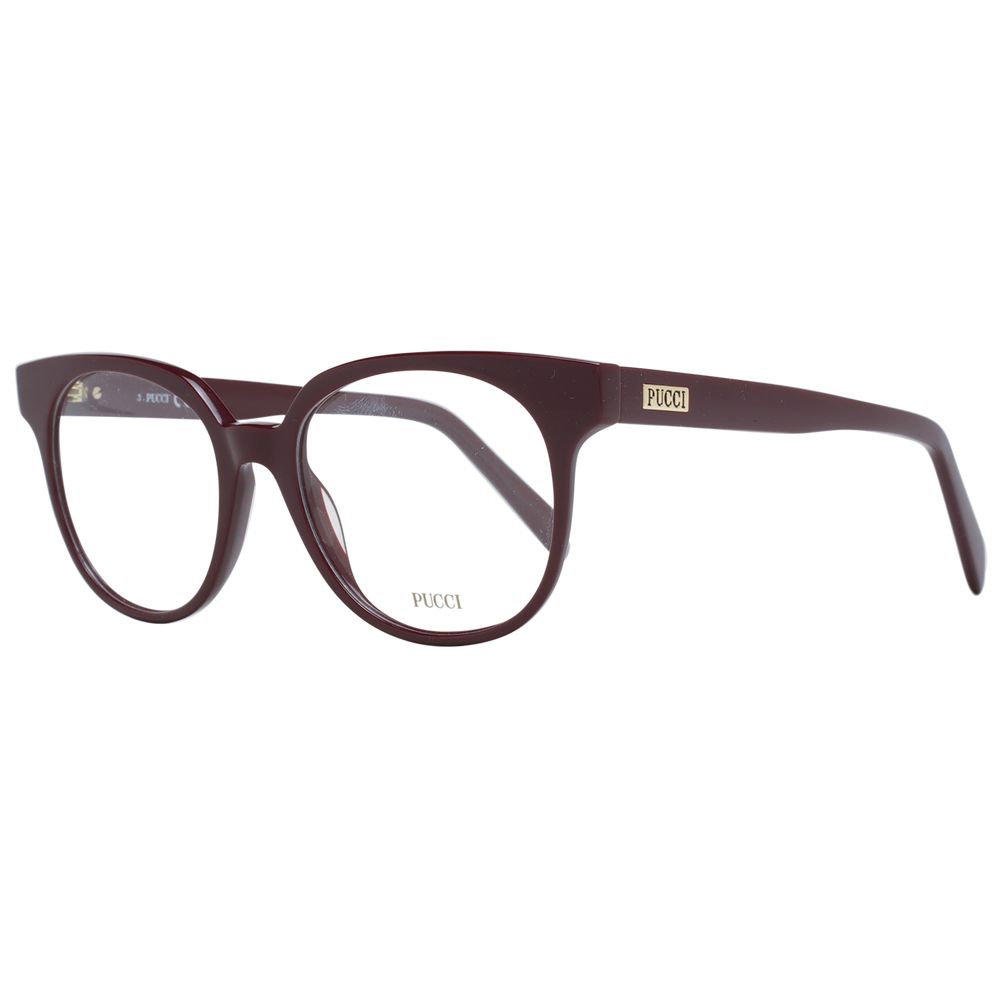 Emilio Pucci Burgundy Women Optical Frame Glam Steals