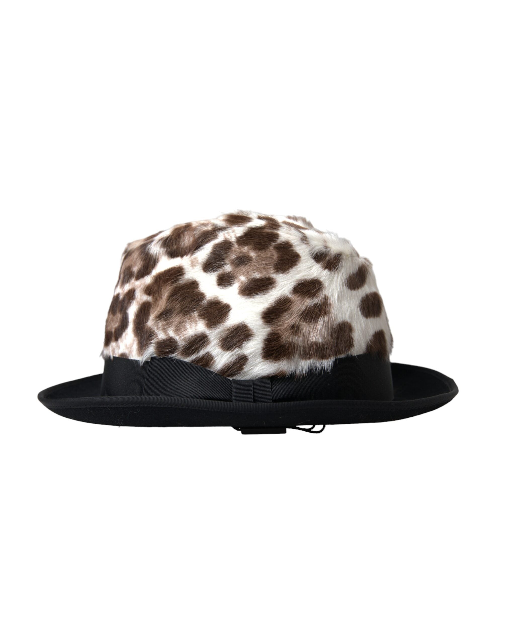 Dolce & Gabbana Leopard Women Fedora Multicolor Hat