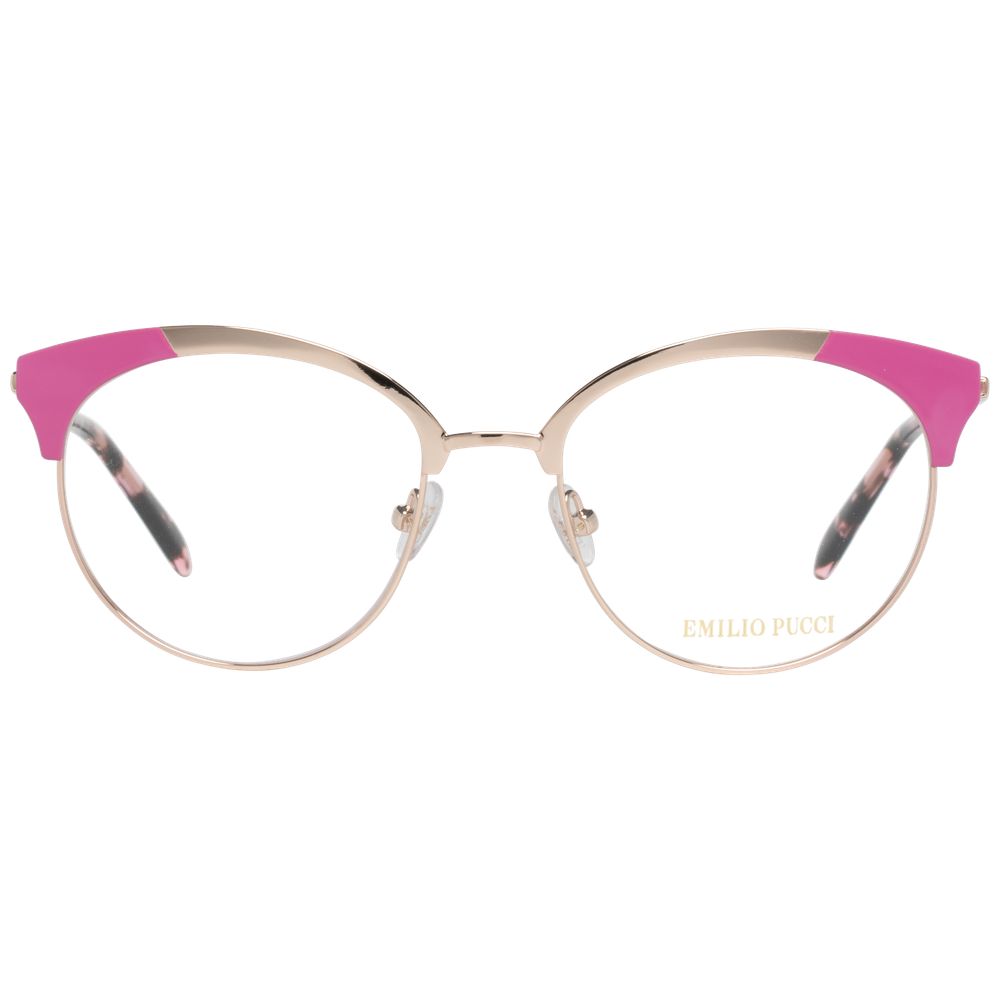 Emilio Pucci Gold Women Optical Frame Glam Steals