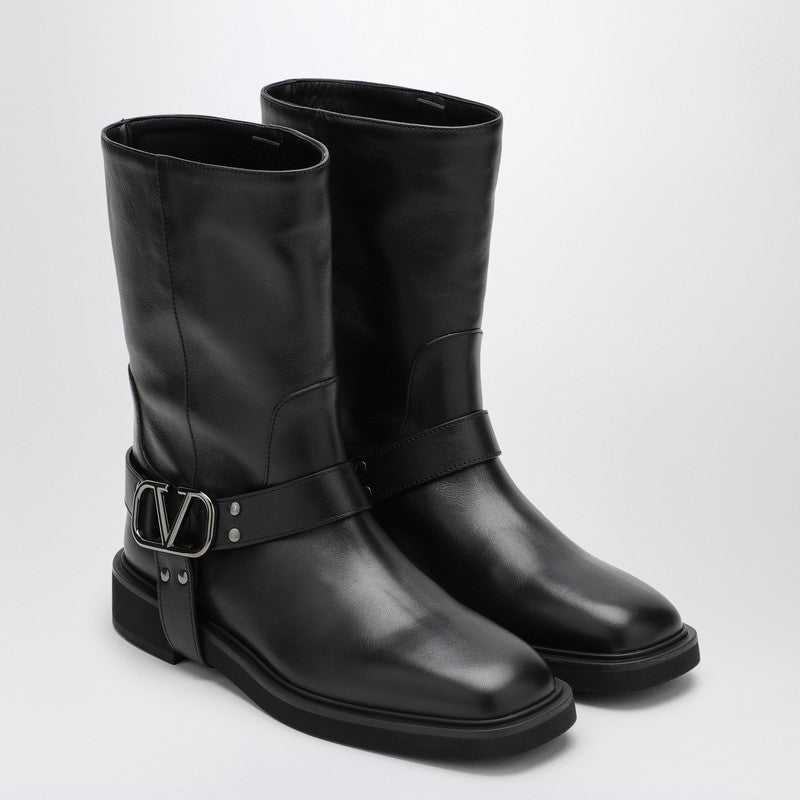 Valentino Black Garavani Vlogo Signature Boot