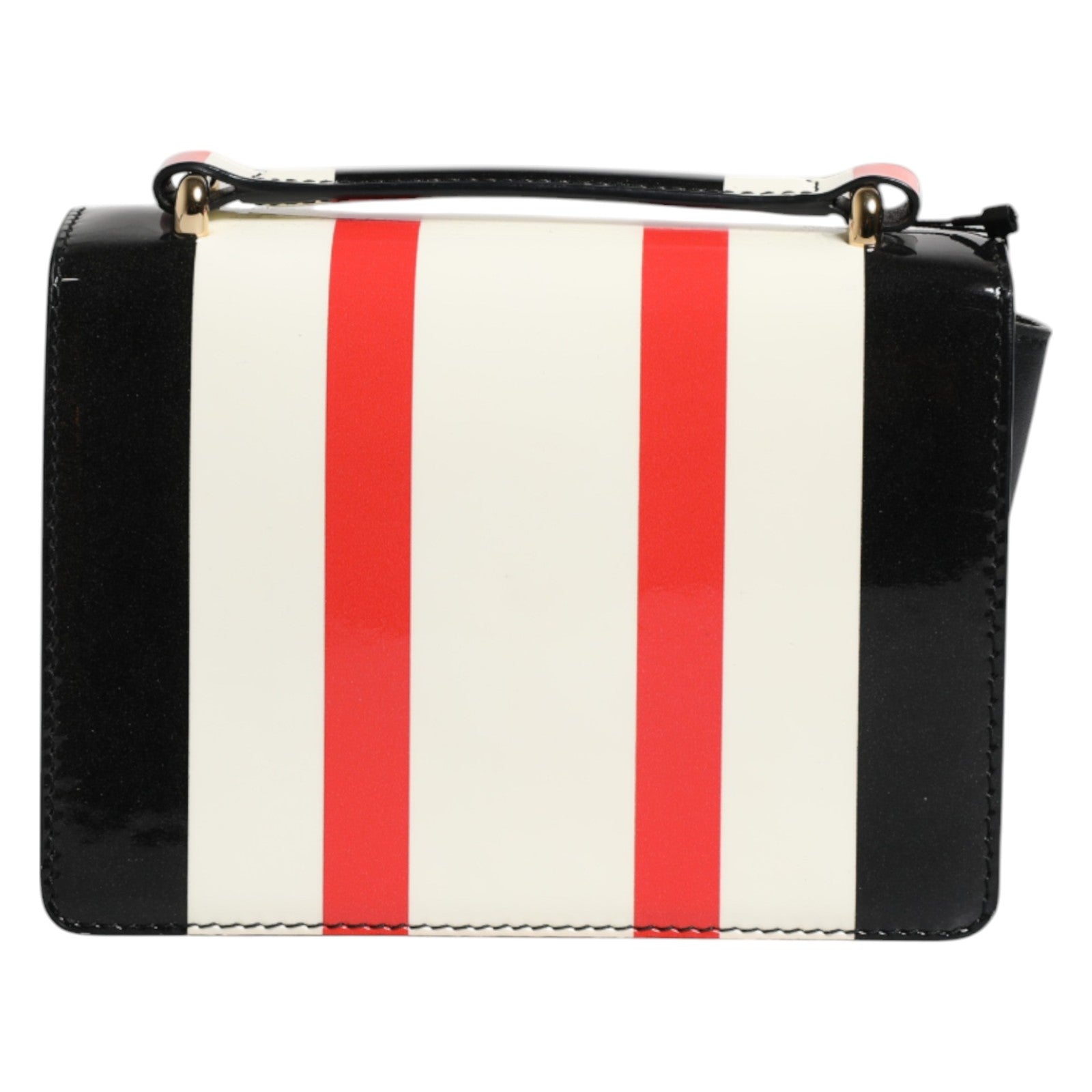 Dolce & Gabbana Stripes Leather Crossbody Multicolor Bag