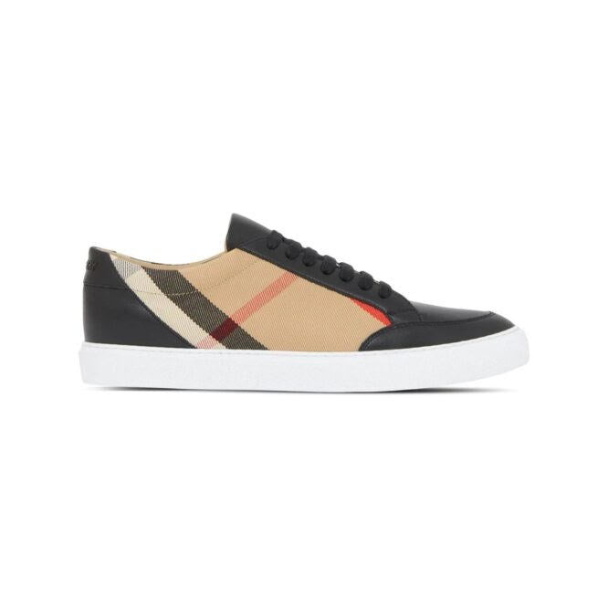 Burberry Leather New Salmond Black Sneakers