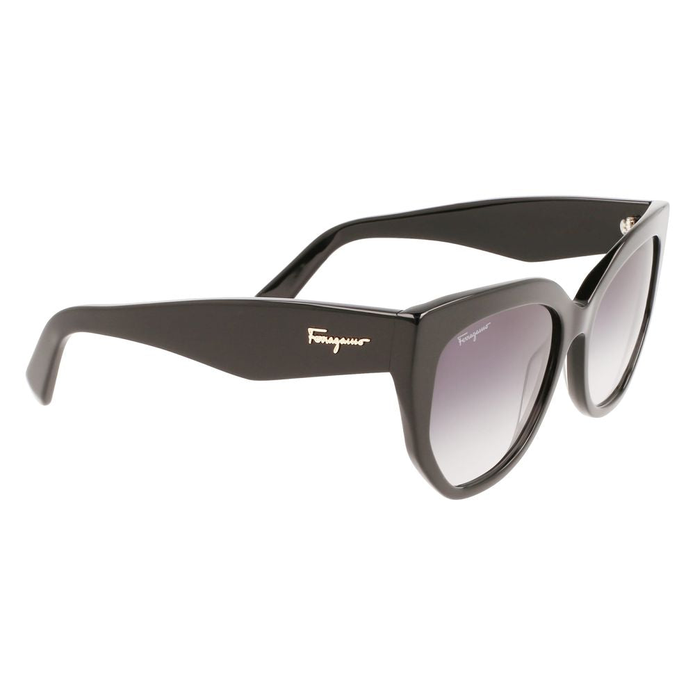 Ferragamo Acetate Black Sunglasses