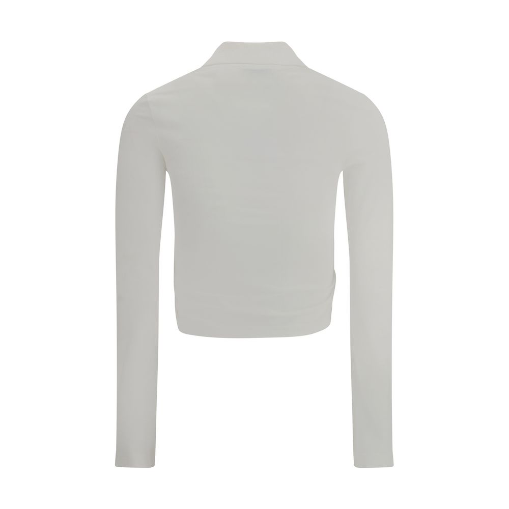 Courrėges Courrèges Polo With Twisted Detail Glam Steals