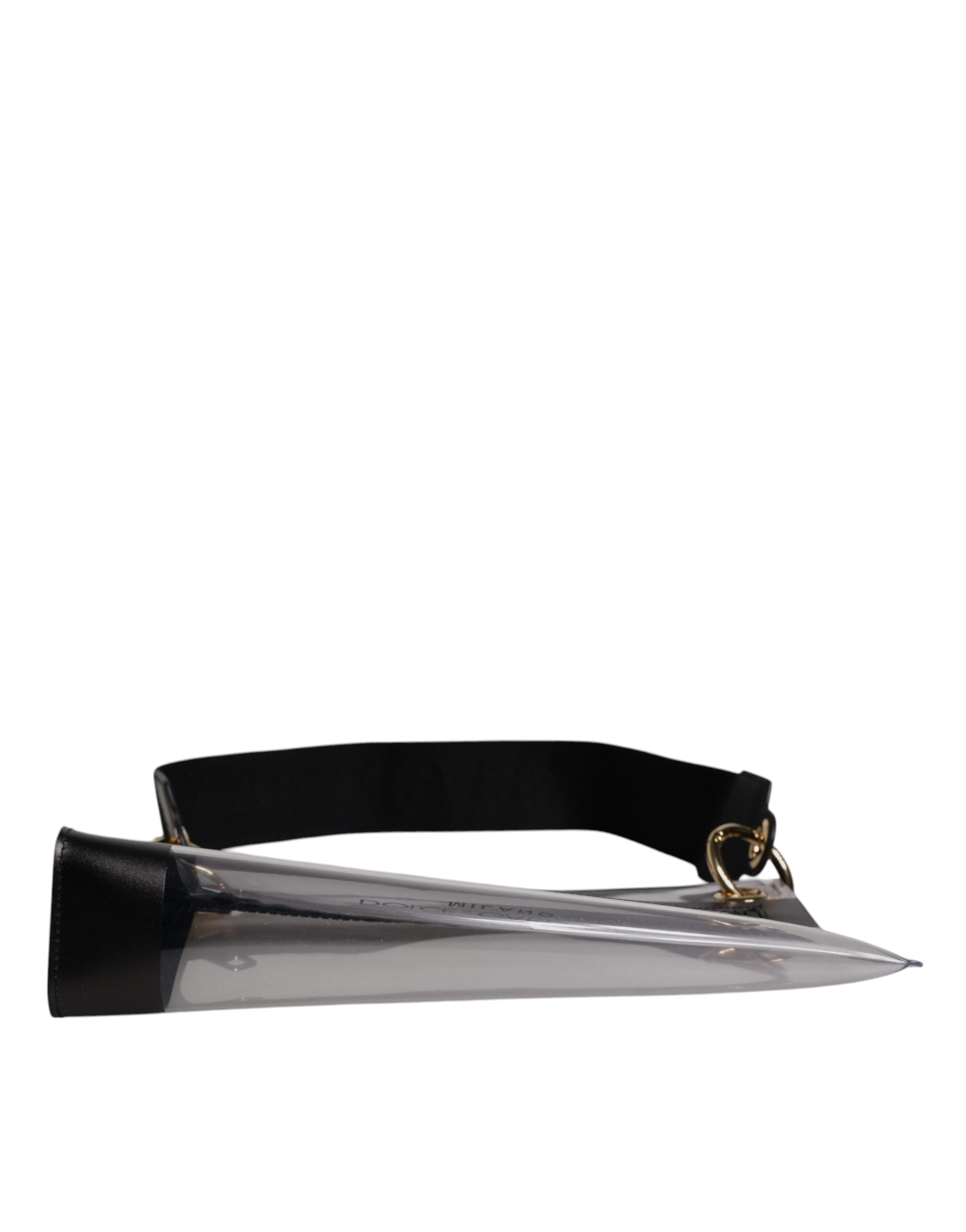 Dolce & Gabbana Clear Leather Pvc Pouch Shoulder Strap Bag