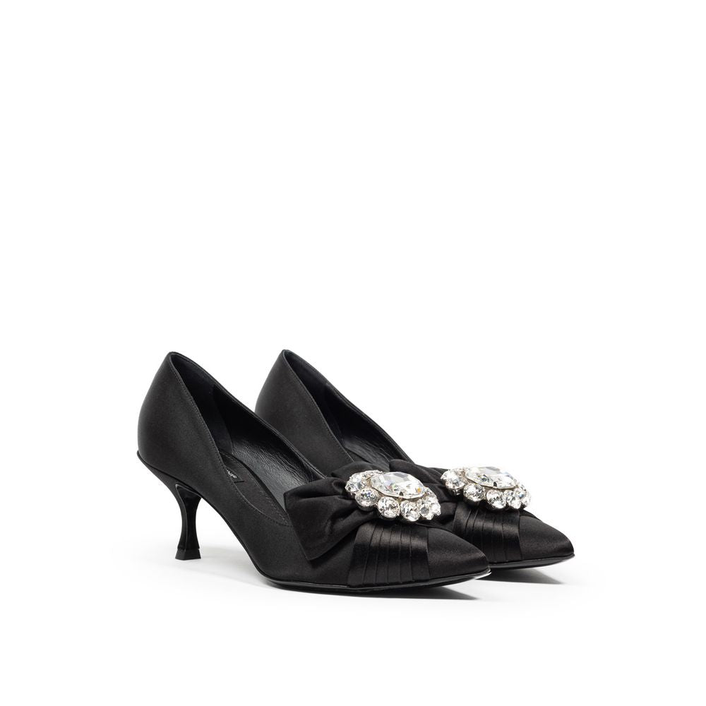 Dolce & Gabbana Viscose Black Pump