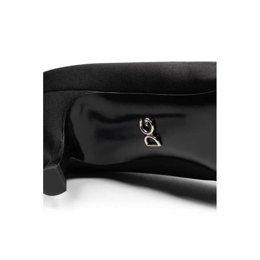 Dolce & Gabbana Viscose Black Pump
