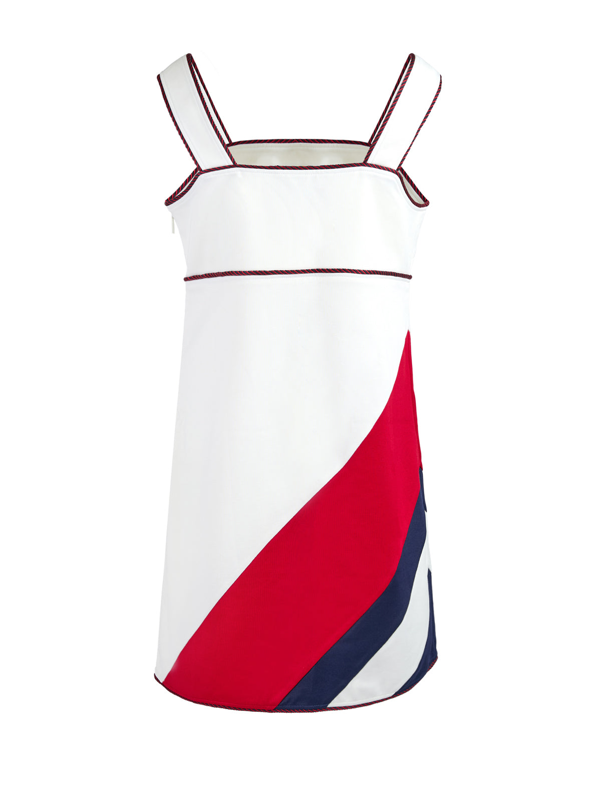 Gucci White Polyester And Cotton Short Dress - Dresses - For Women - GlamSteals