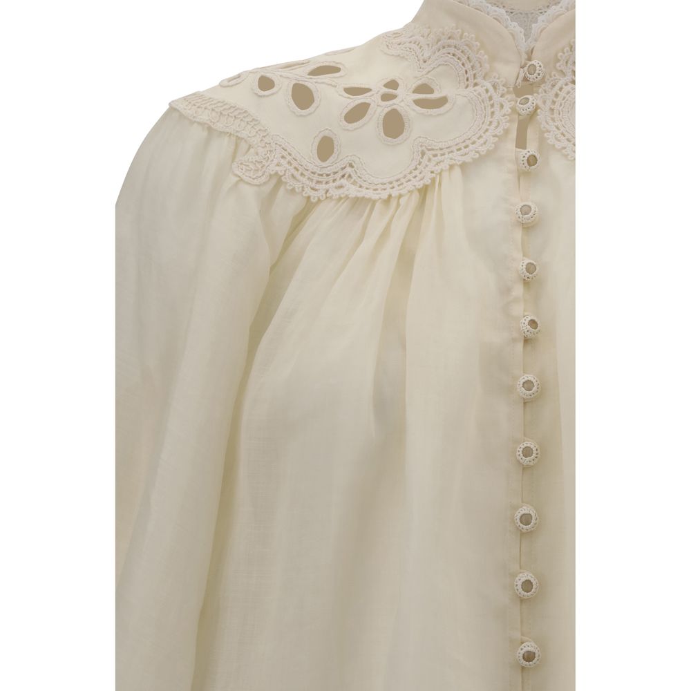 Zimmermann Embroidered Coco Blouse Glam Steals