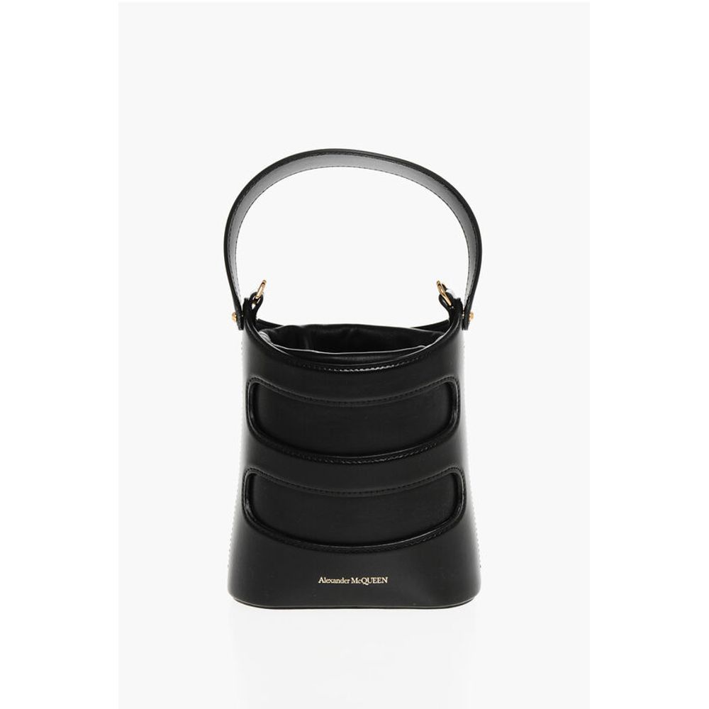 Alexander Mcqueen Black Calfskin Shoulder Bag