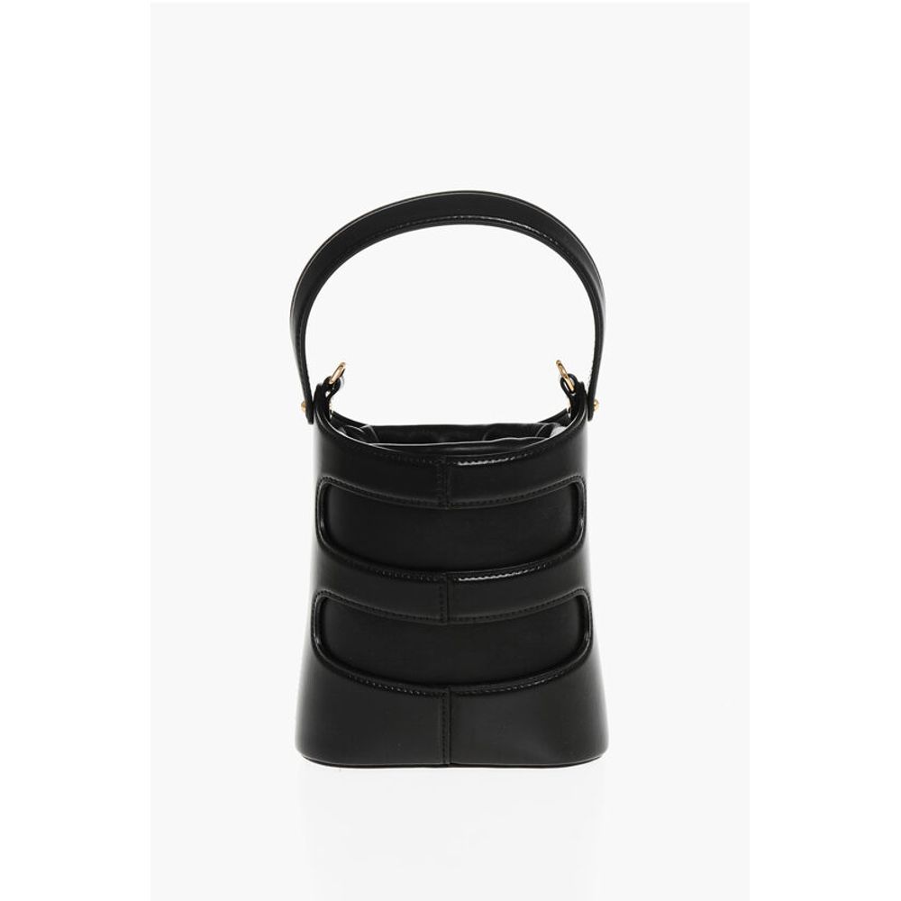 Alexander Mcqueen Black Calfskin Shoulder Bag
