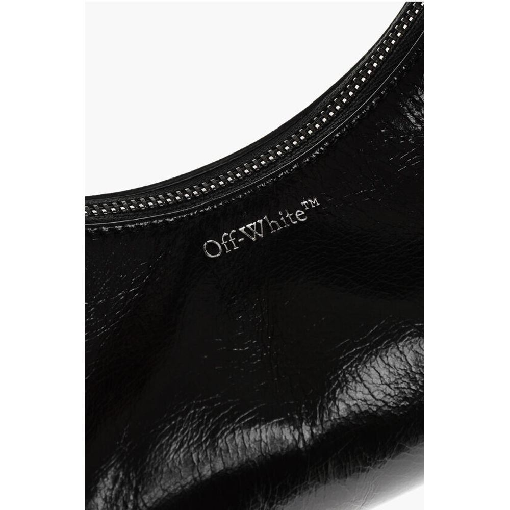 Off-White Black Calfskin Shoulder Bag