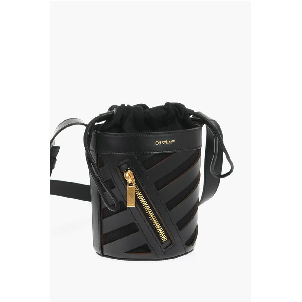 Off-White Black Calfskin Shoulder Bag