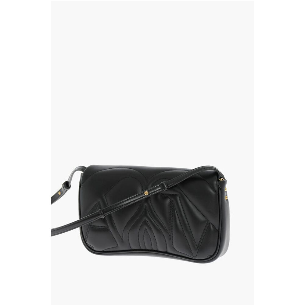 Alexander Mcqueen Black Calfskin Shoulder Bag