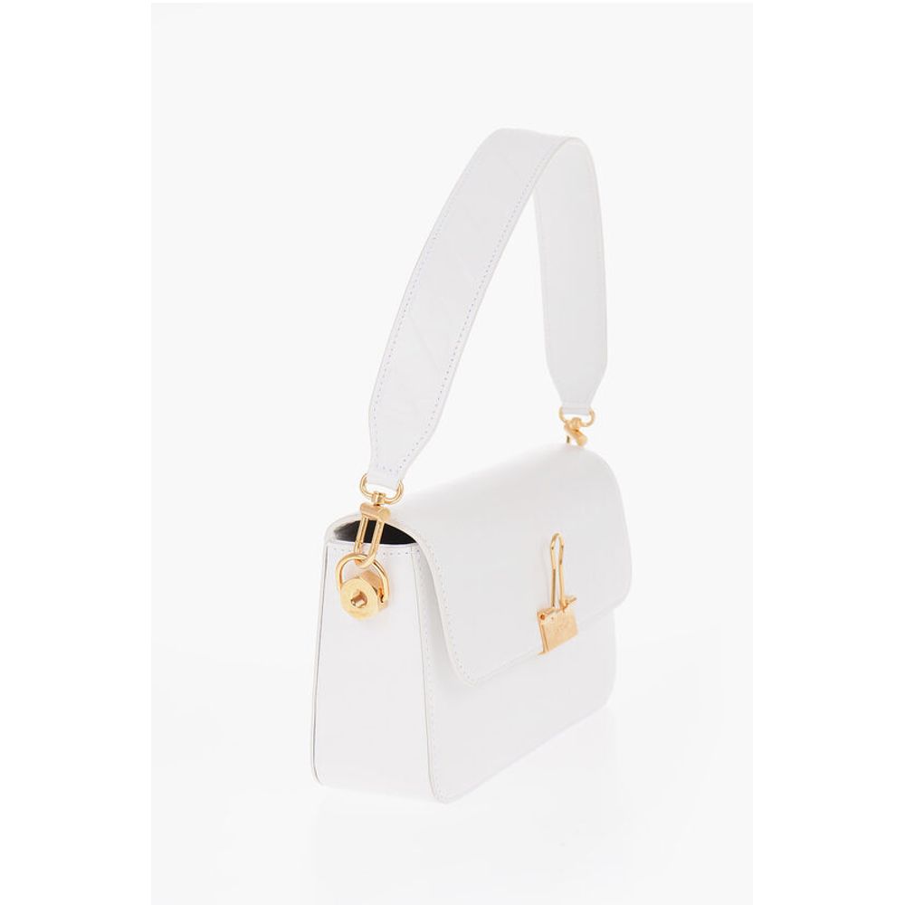 Off-White  White Calfskin Shoulder Bag