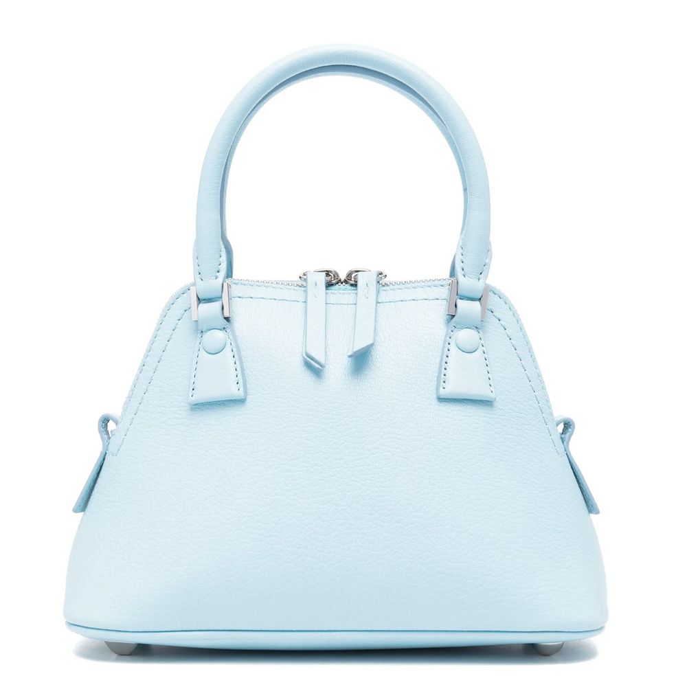Maison Margiela Blue Leather Handbag