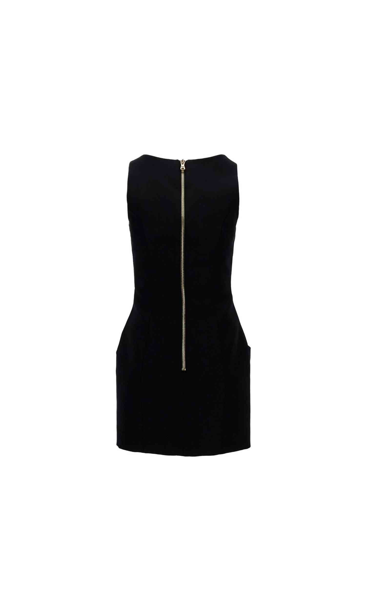 Balmain Black Wool Dress