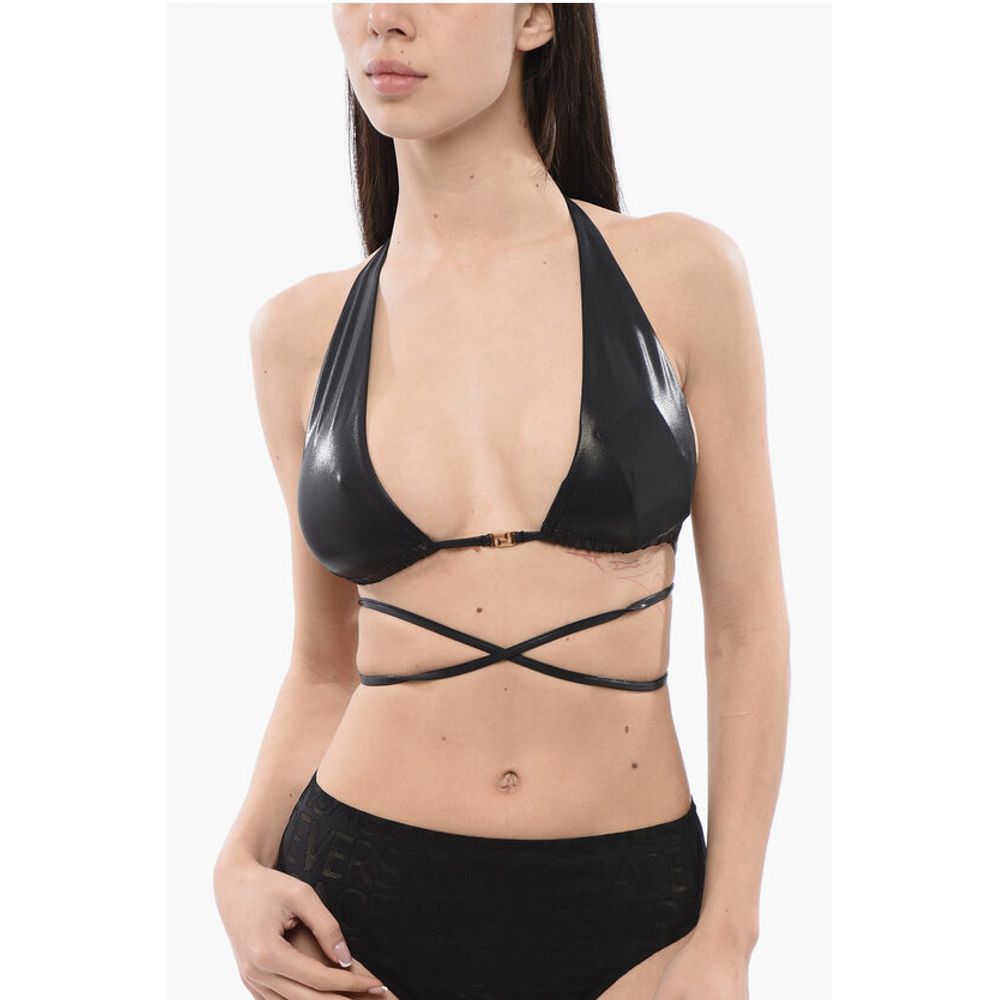 Versace La Greca Triangle Bikini Top