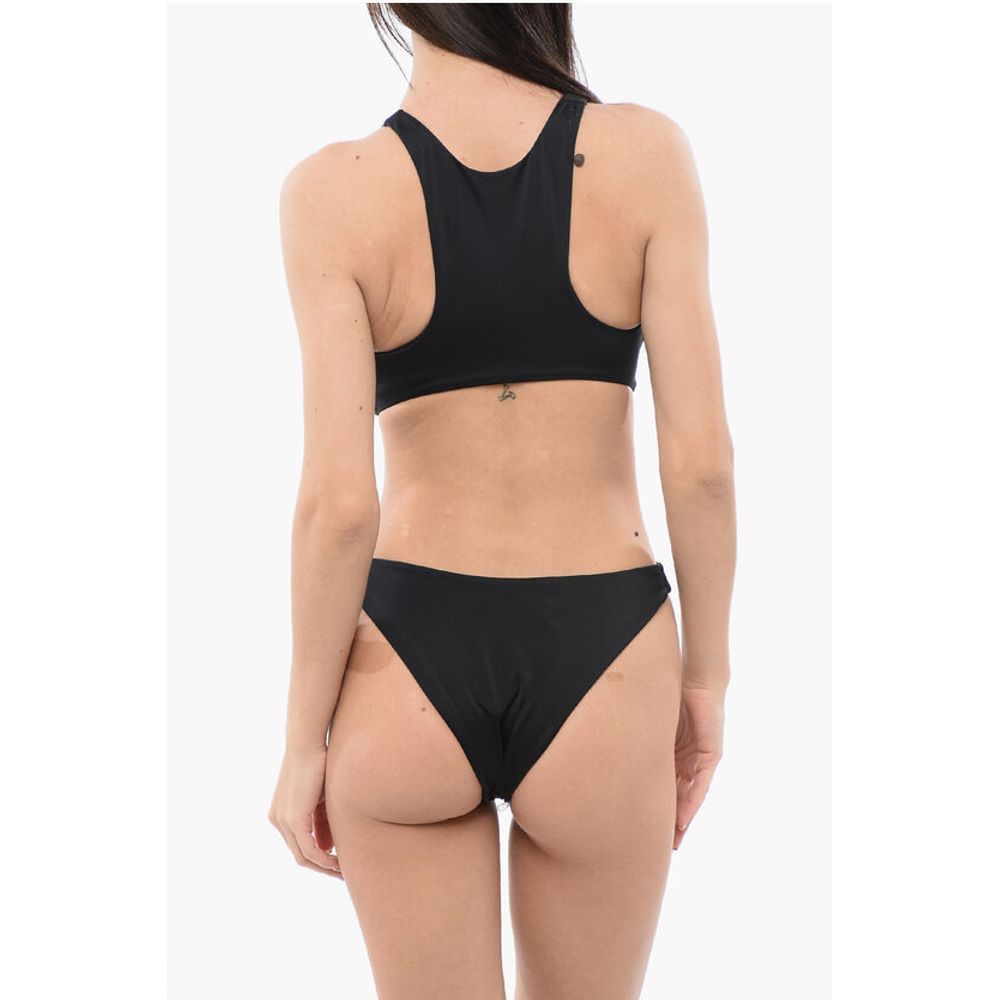 Versace Cut Out One Piece Swimsuit With Medusa Logo