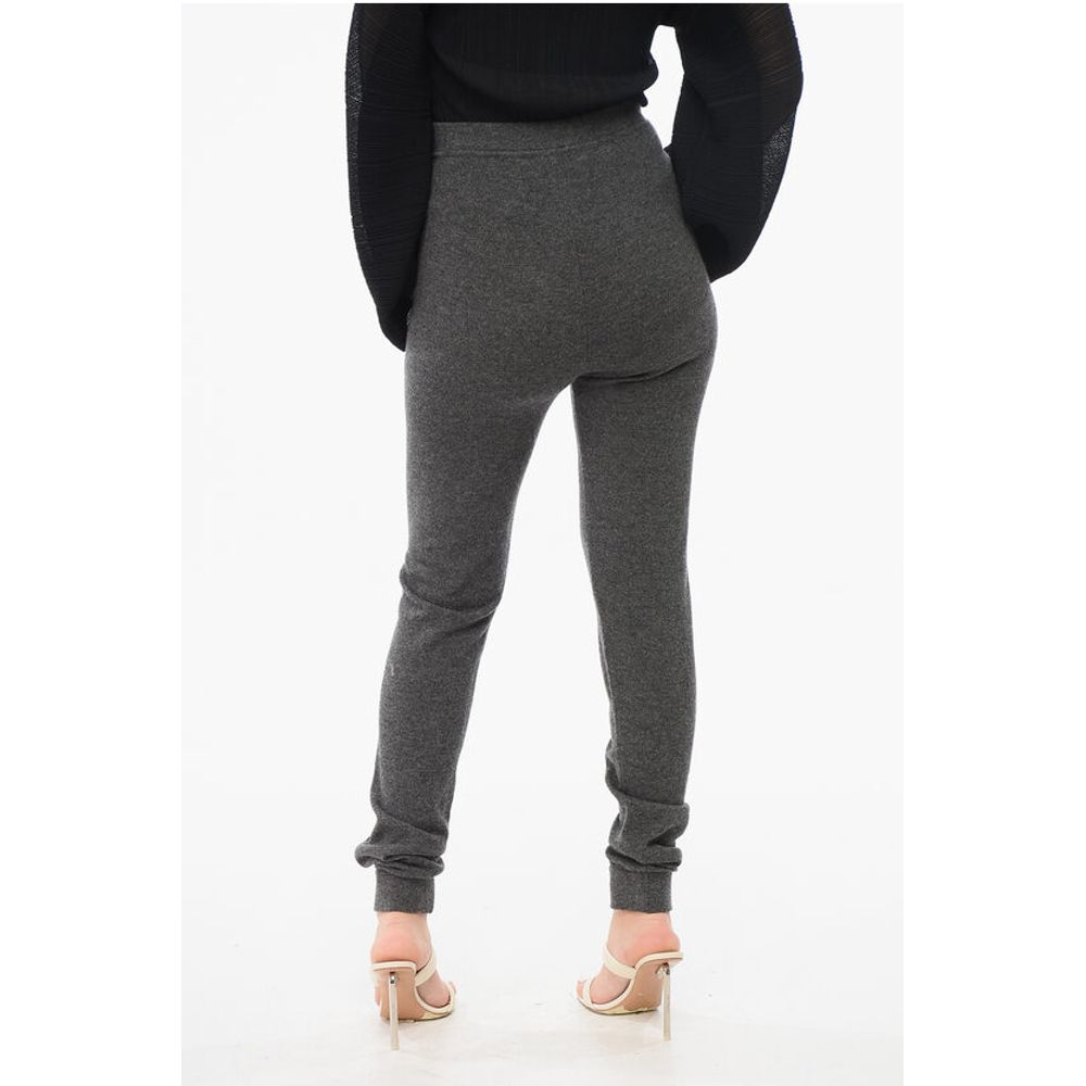 Saint Laurent Pure Cashmere Leggings With Elastic Waistband