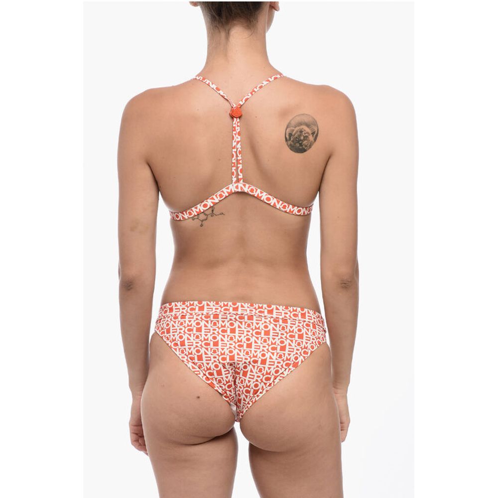 Moncler Logoed Bikini Set With Adjustable Straps