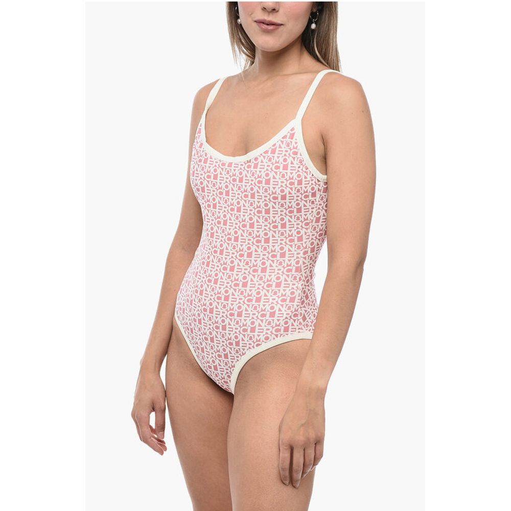 Moncler All Over Logoed One Piece Swimsuit