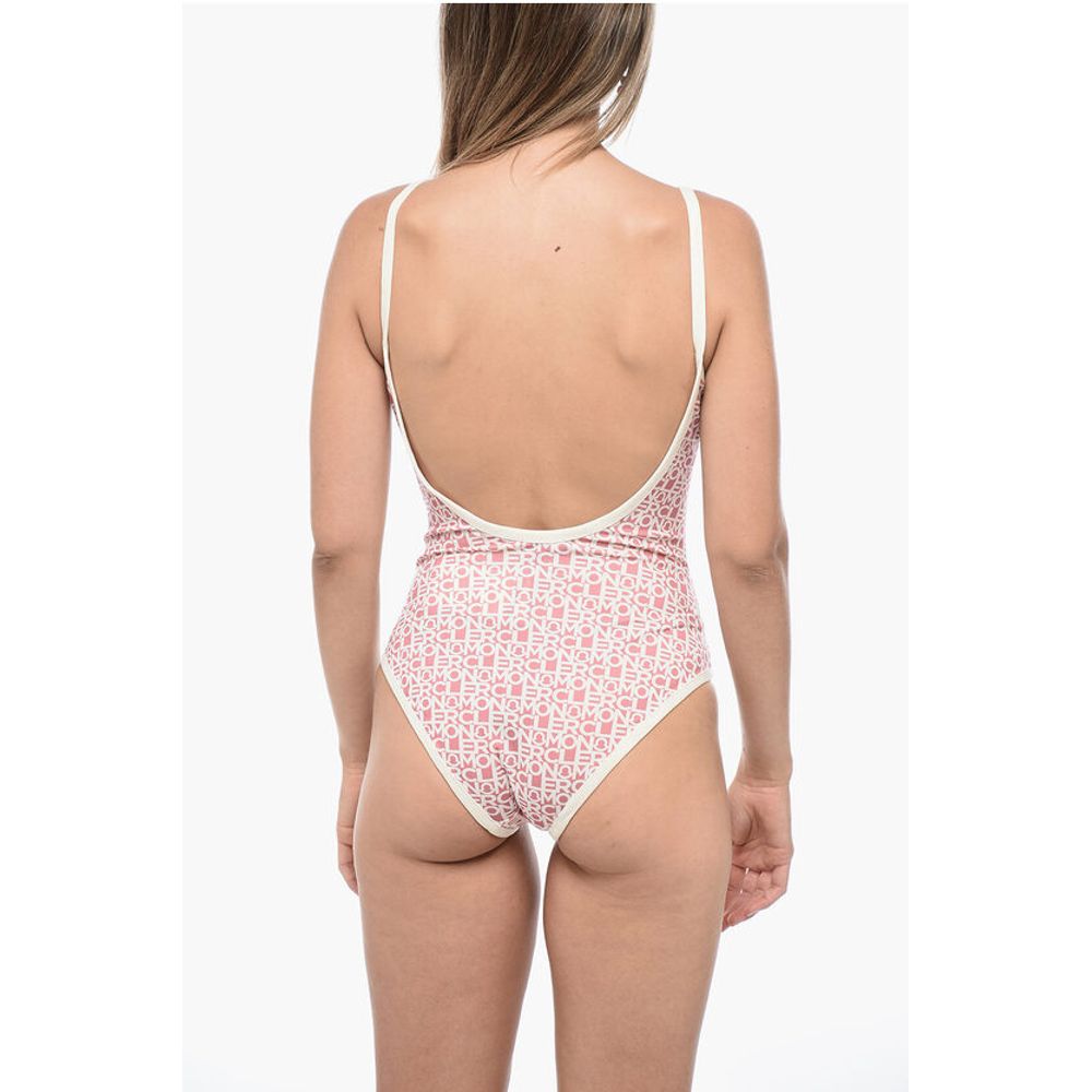 Moncler All Over Logoed One Piece Swimsuit