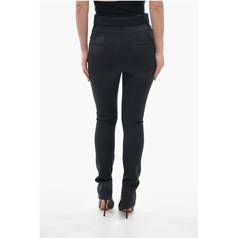 Balenciaga Ankle Zip 5 Pockets Stretch Leggings Pant